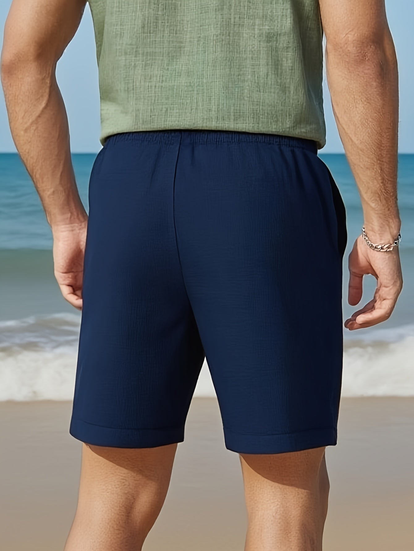 Simon | Pantaloni Corti Estivi con Orlo Arrotolato