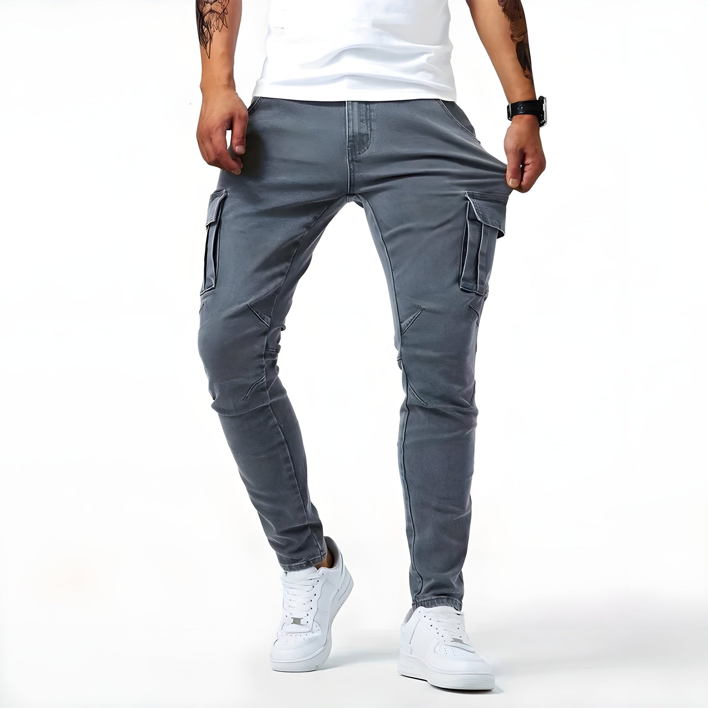 Stephen - Jeans Cargo Elasticizzati