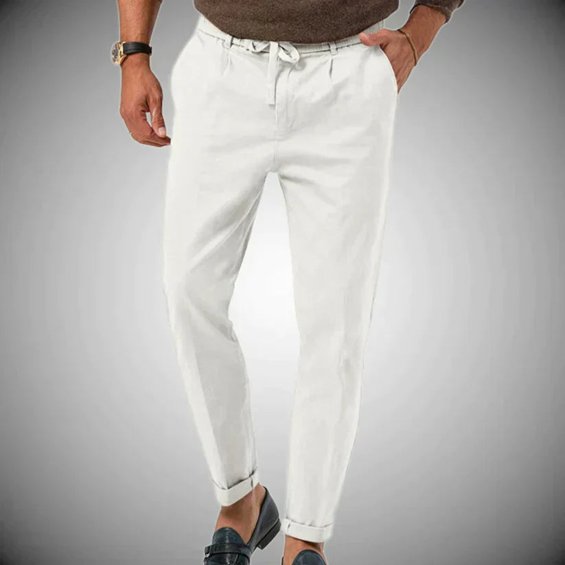 Luca | Pantaloni Casual in Lino per Uomo
