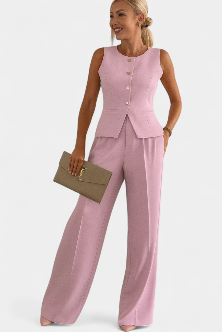 Paloma™ | Completo due pezzi con blusa e pantalone fluido