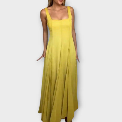 Carmela | Abito lungo elegante con spalline