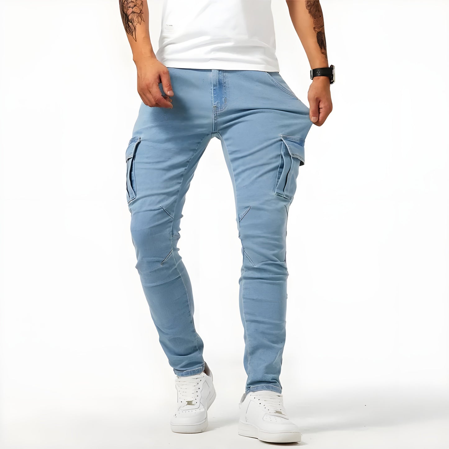 Stephen - Jeans Cargo Elasticizzati