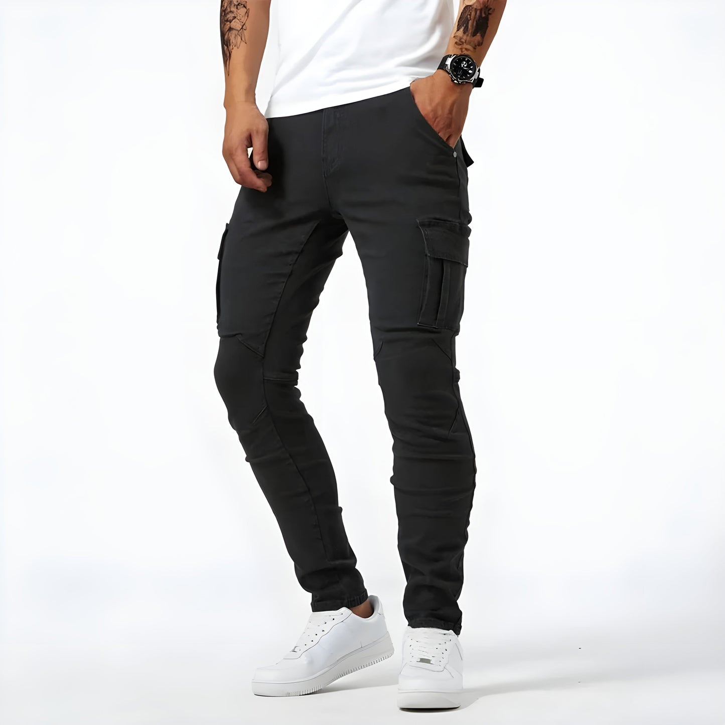 Stephen - Jeans Cargo Elasticizzati