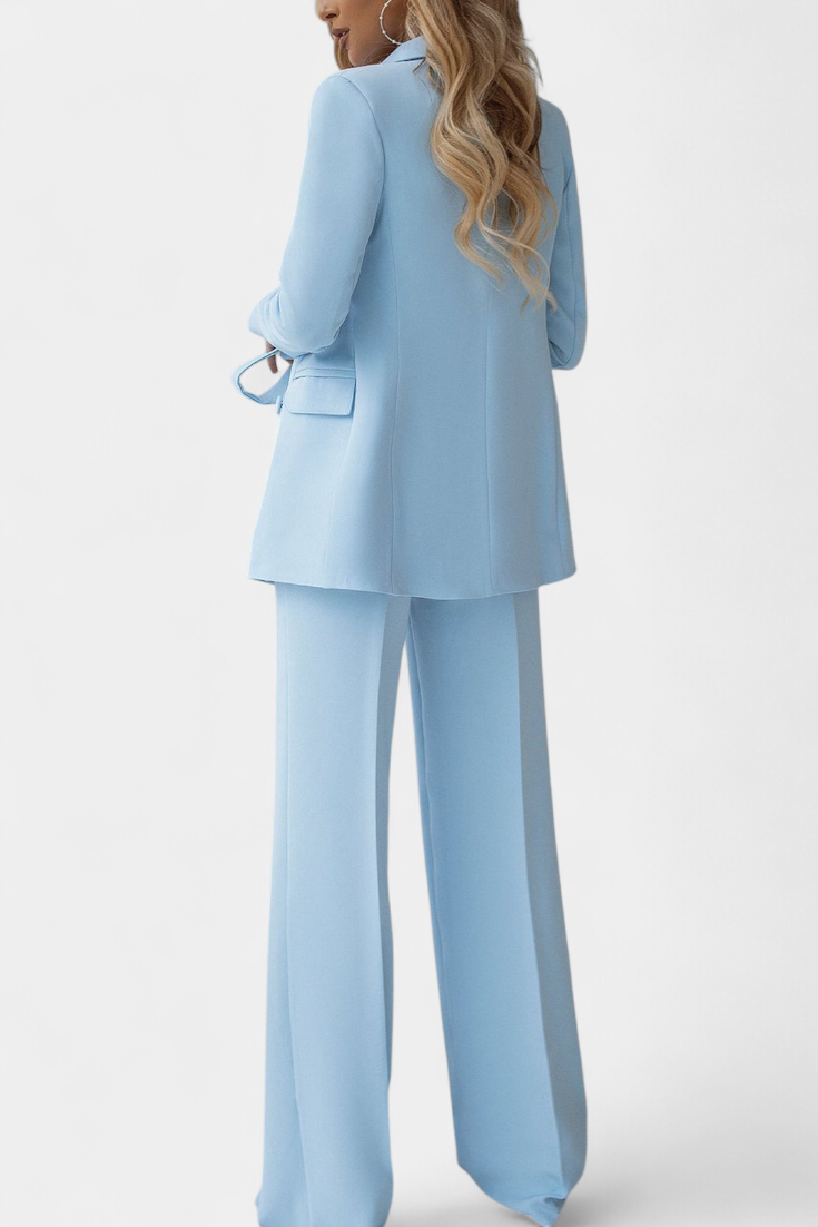 Julia™ | Completo due pezzi con blazer e pantaloni ampi