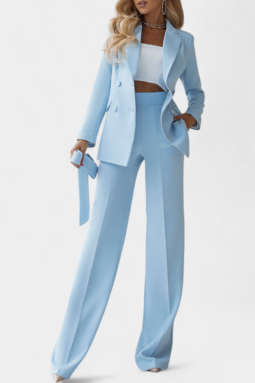 Julia™ | Completo due pezzi con blazer e pantaloni ampi