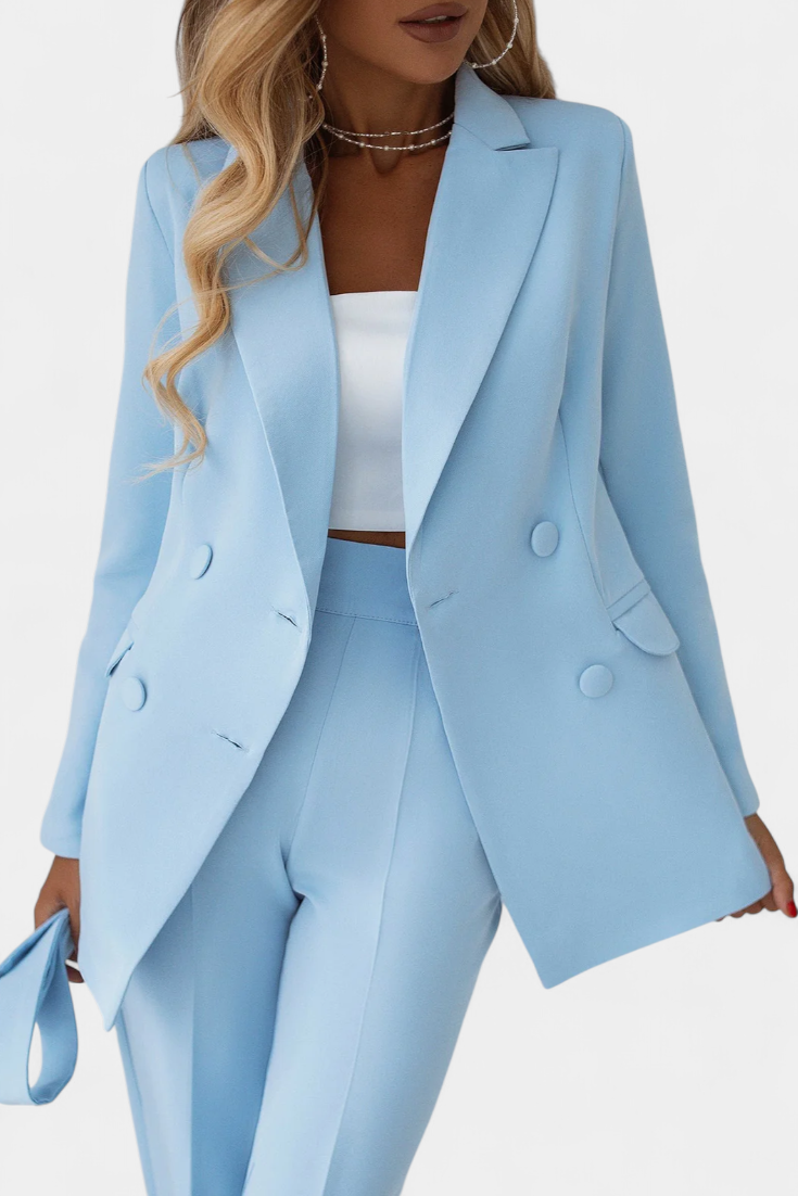 Julia™ | Completo due pezzi con blazer e pantaloni ampi