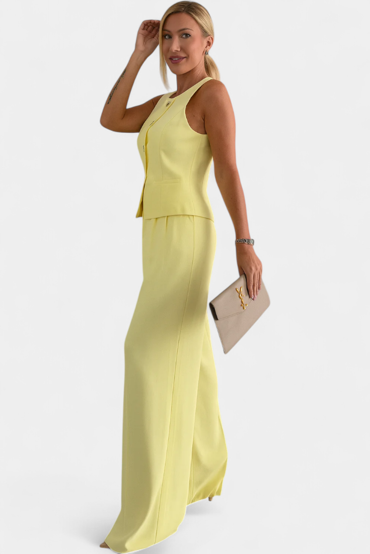 Paloma™ | Completo due pezzi con blusa e pantalone fluido