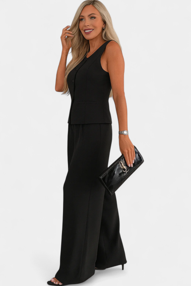 Paloma™ | Completo due pezzi con blusa e pantalone fluido